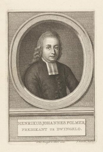 Portrait of Henricus Johannes Folmer