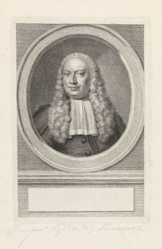 Portrait of Egbert de Vrij Temminck