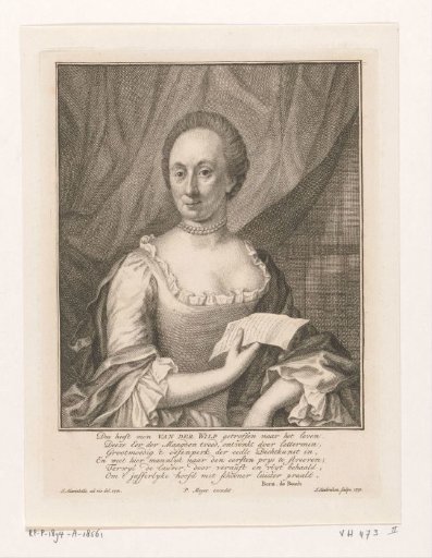 Portrait of Sara Maria van der Wilp