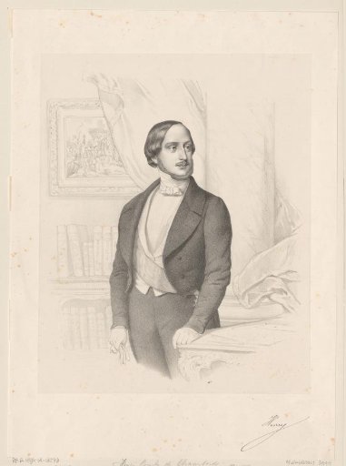 Portrait of Henri de Bourbon, Duke of Bordeaux and Count of Chambord