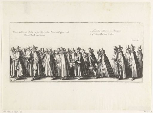 The funeral procession (plate 10), 1623