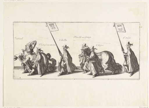 The funeral procession (plate 4), 1623