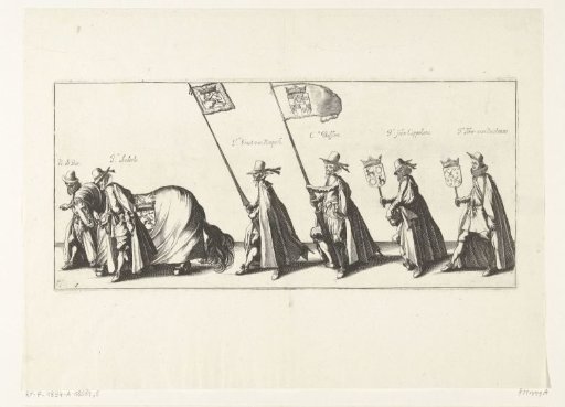 The funeral procession (plate 5), 1623