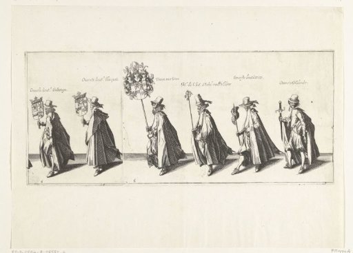 The funeral procession (plate 6), 1623