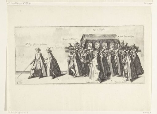 The funeral procession (plate 8), 1623