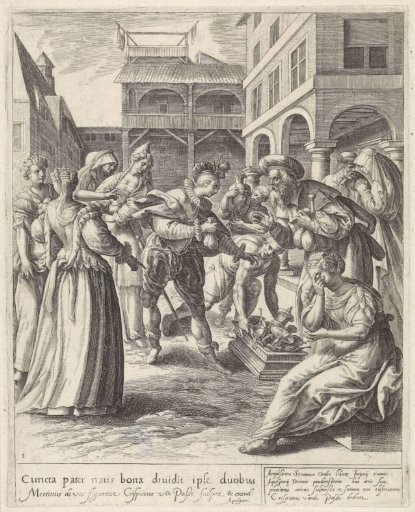 The Prodigal Son Receives His Inheritance