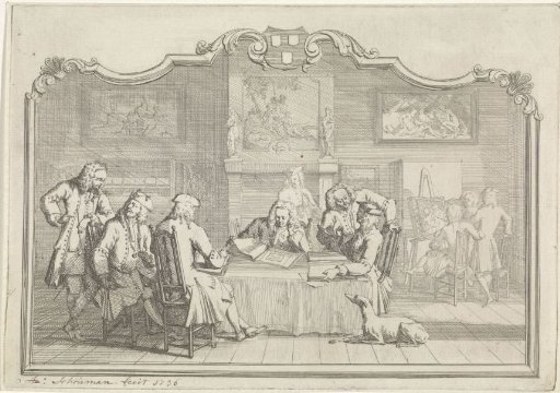 Meeting of the Brotherhood of Saint Luke in Dordrecht