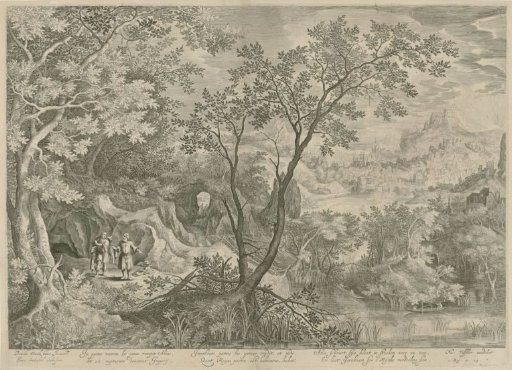 Landscape with Jeroboam and the prophet Ahijah