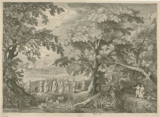 Landscape with Christ and the disciples in the cornfield