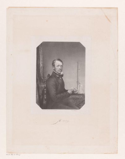 Portrait of the apothecary Johannes Eliza de Vrij