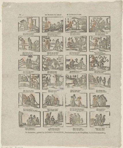 Trades by each other / And proverbs to cook