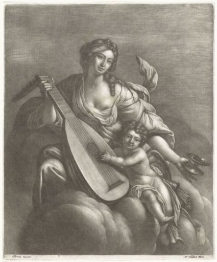 Hebe and Cupid on a Cloud