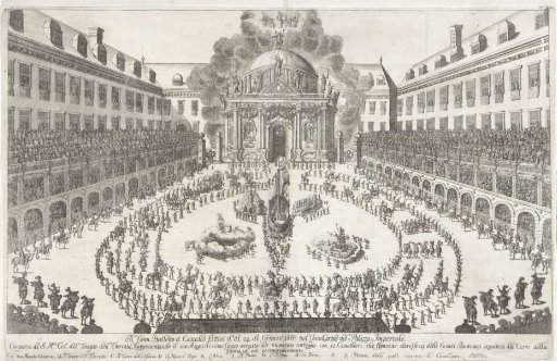 Carrousel in the Hofburg in Vienna