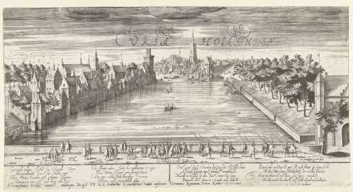 View of the Vijverberg in The Hague
