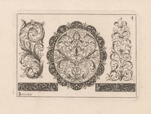 Medallion and ornaments