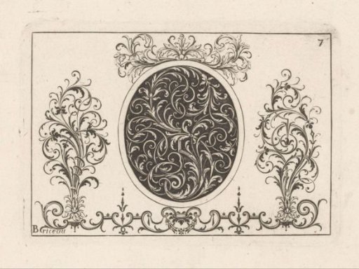 Medallion and ornaments