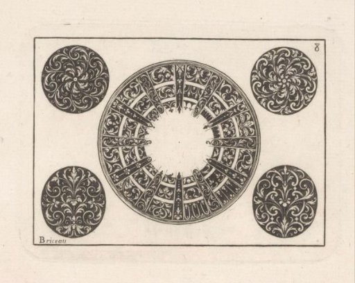 Five medallions
