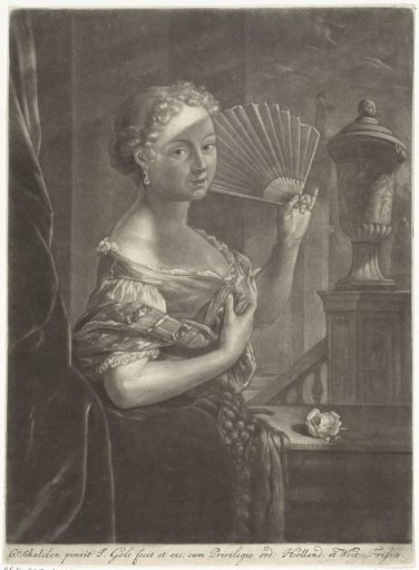 Young Woman with a Fan