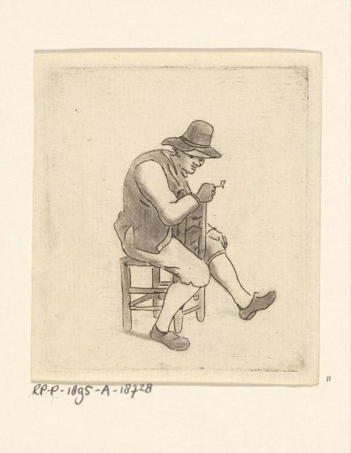 Seated man