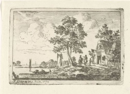 Landscape with an Inn and a River