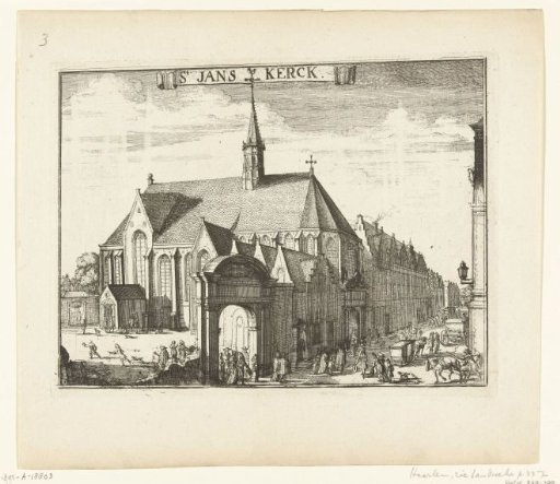 View of the Janskerk in Haarlem