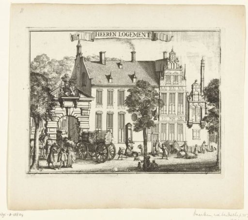 View of the Herenlogement in Haarlem