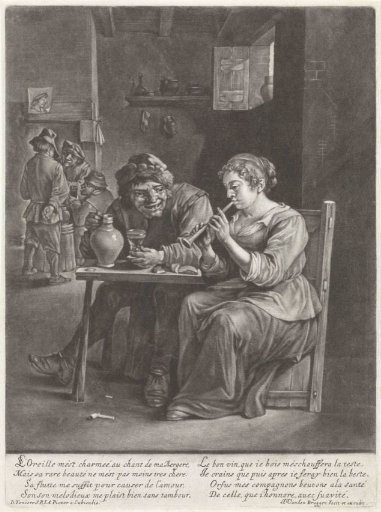 Inn with a Woman Playing the Flute