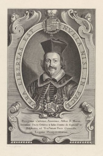 Portrait of Abbot Peregrinus Carlenus