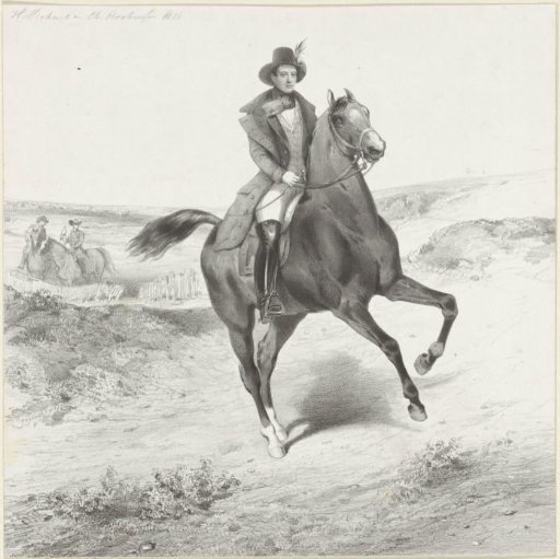 Equestrian Portrait of Alexander I, Prince of the Netherlands