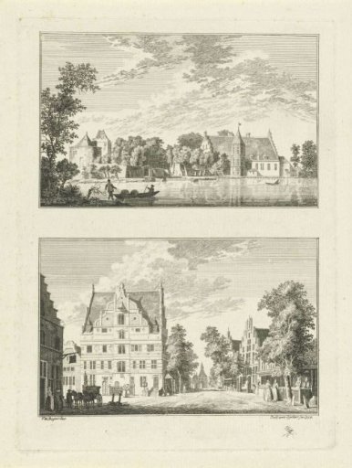 Castle and Town Hall at Goch