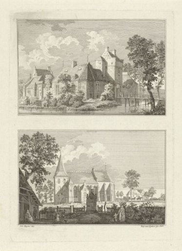 House Schmithausen and the village Warbeyen, 1744-1745