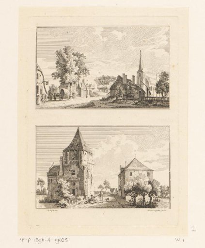 Village view at Till and the Tiller House, 1746