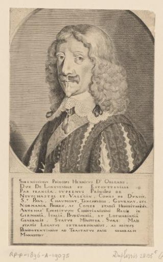 Portrait of Henri II d'Orléans, Duke of Longueville
