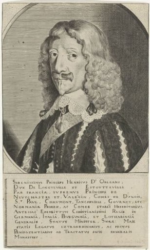 Portrait of Henri II d'Orléans, Duke of Longueville