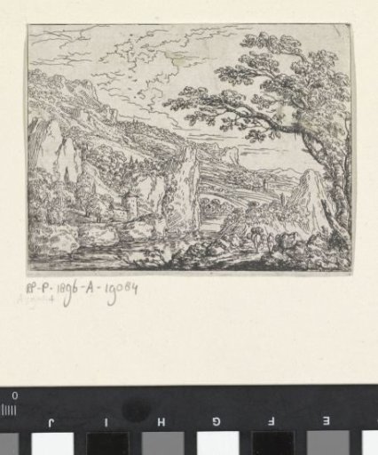 Mountain landscape with river