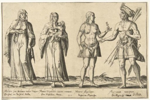 Costumes of Mediterranean peoples around 1580
