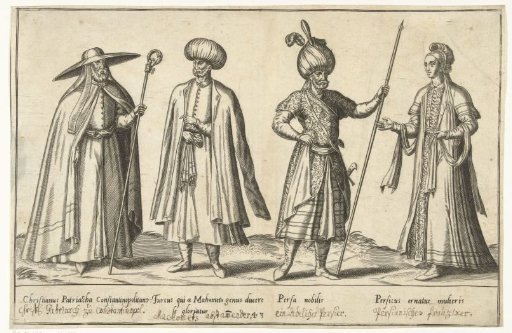 Costumes of Ottomans and Persians around 1580