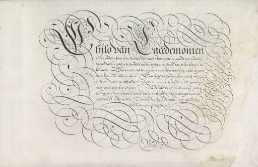 Writing specimen: Chilo of Lacedaemon (...)