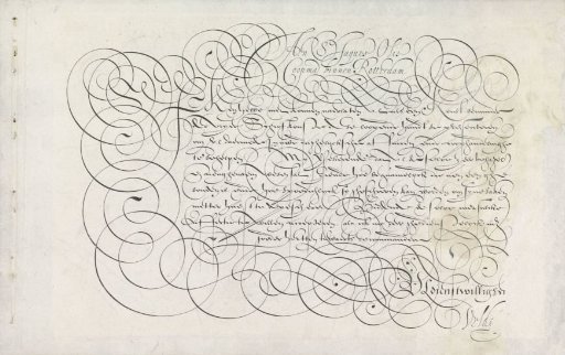 Writing specimen: To St. James of Lisbon (...)