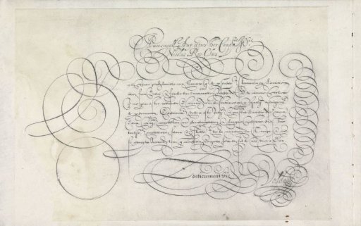 Design for a writing specimen: To my singular friend (...)