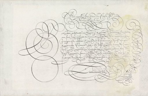 Writing specimen: To my singular friend (...)