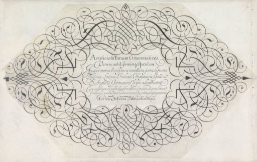 Calligraphic Design for a Title Page