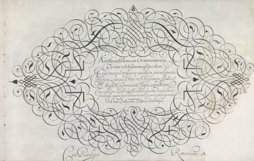 Calligraphic Title Page