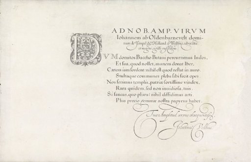 Writing Sample: Ad nob. amp. virum (...)
