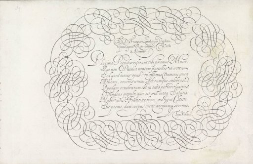 Writing Sample: D.D. Francisco Lansbergio (...)