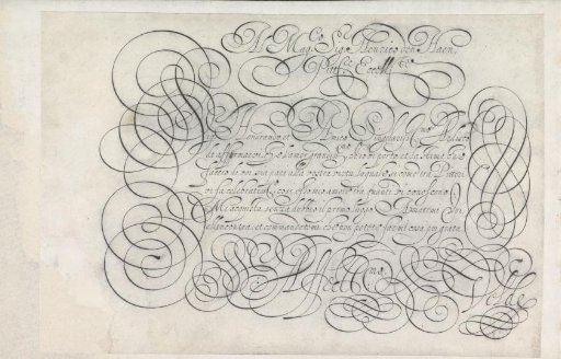 Design of a Writing Exemplar: Al mag. sig. Henrico den Haen (...)