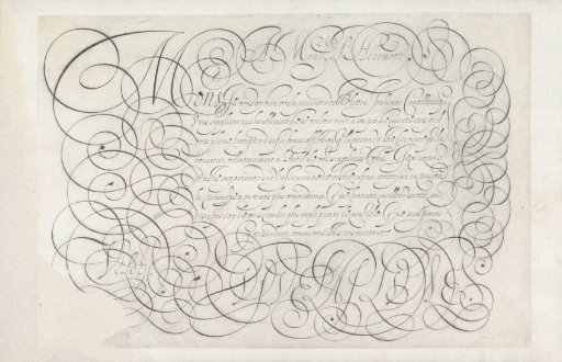 Design of a writing sample: A mons. L'Heremite