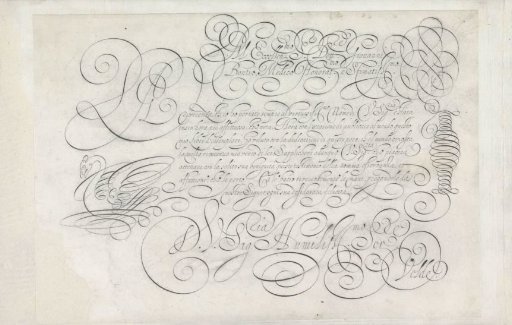 Design of a writing sample: Al eccellen. S. dott. Giovanni Bontio (...)