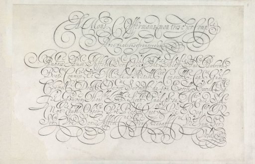 Design of a writing sample: A mons. C. Offermans (...)