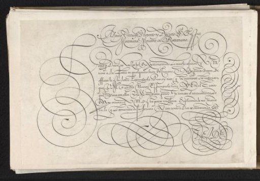 Design of a writing sample: Al muy virtuoso (...)